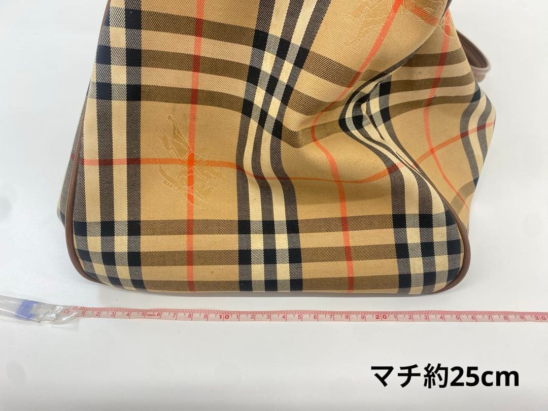 BURBERRY バーバリー ボストンバッグ チェック ベージュ