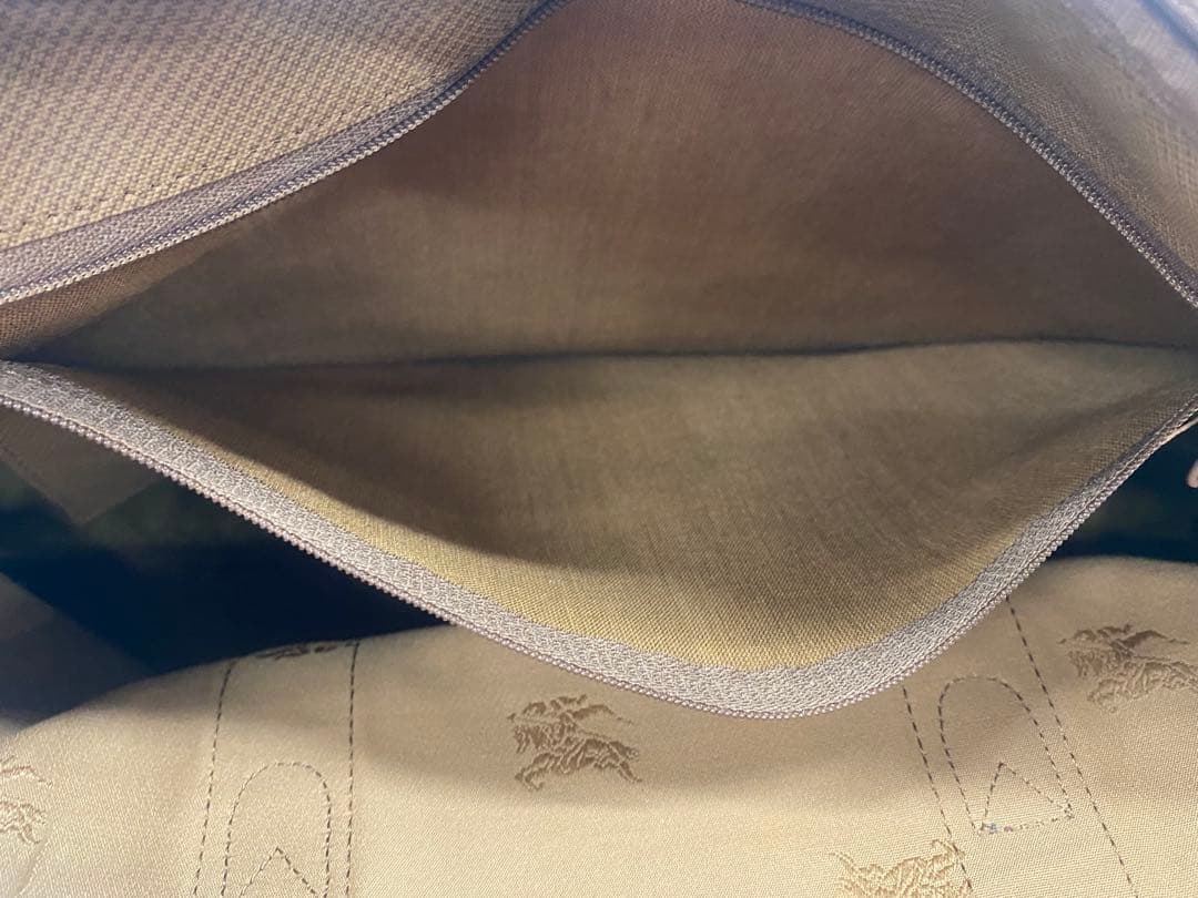 BURBERRY バーバリー ボストンバッグ チェック ベージュ