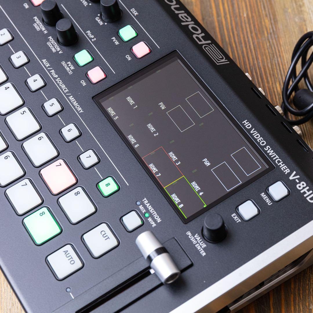 【美品】Roland V-8HD HDMI 8入力 ビデオスイッチャー 元箱付