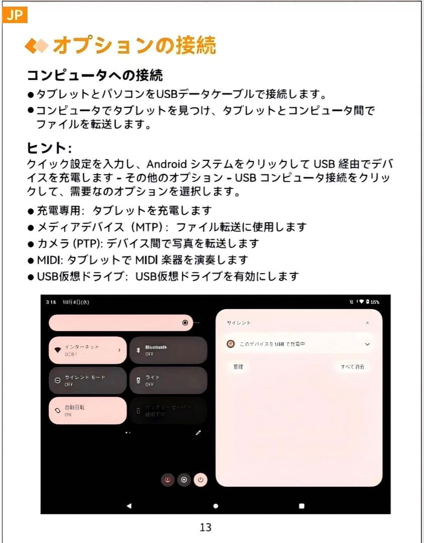 キッズタブレット 16GB+64GB+1TB Type-C 未使用　ピンク