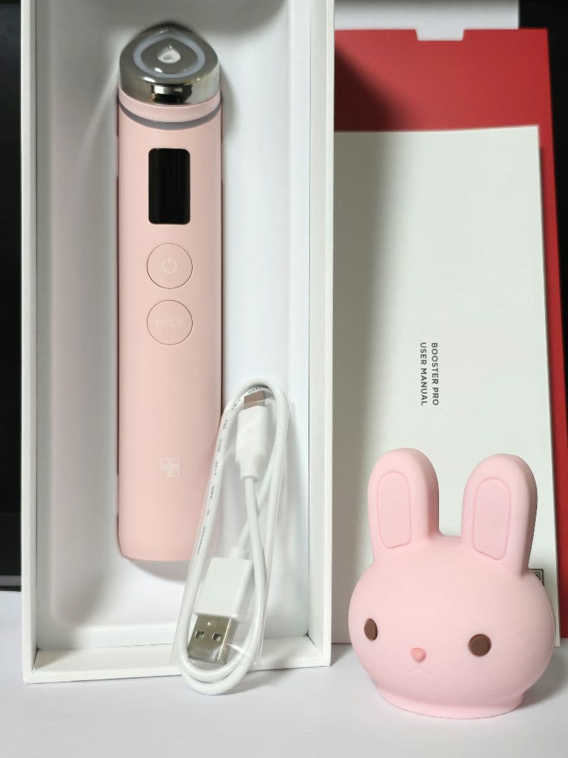 メディキューブ 美顔機 ブースタープロ うさぎヘッドキャップ付き