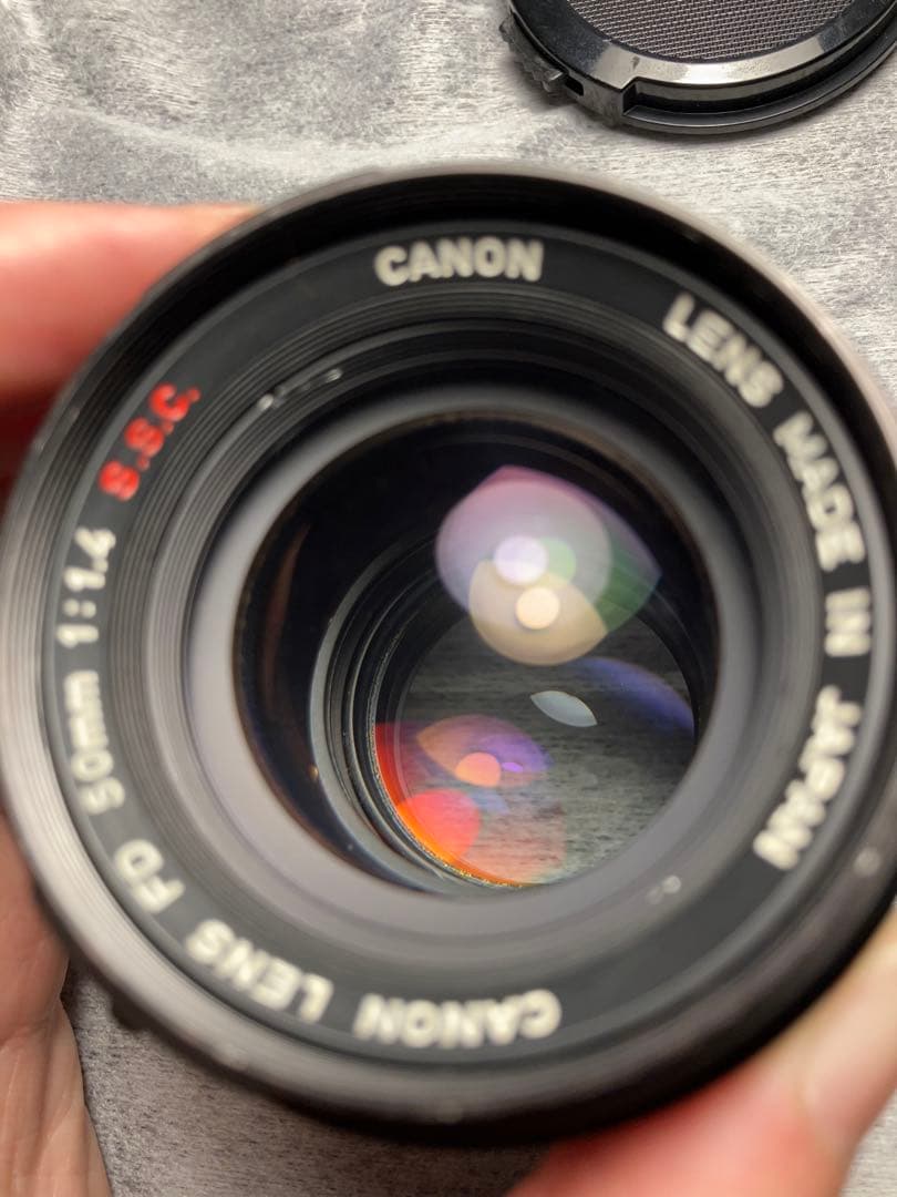 Canon New F-1 フィルムカメラ +50 1.4 sscレンズ 実用品