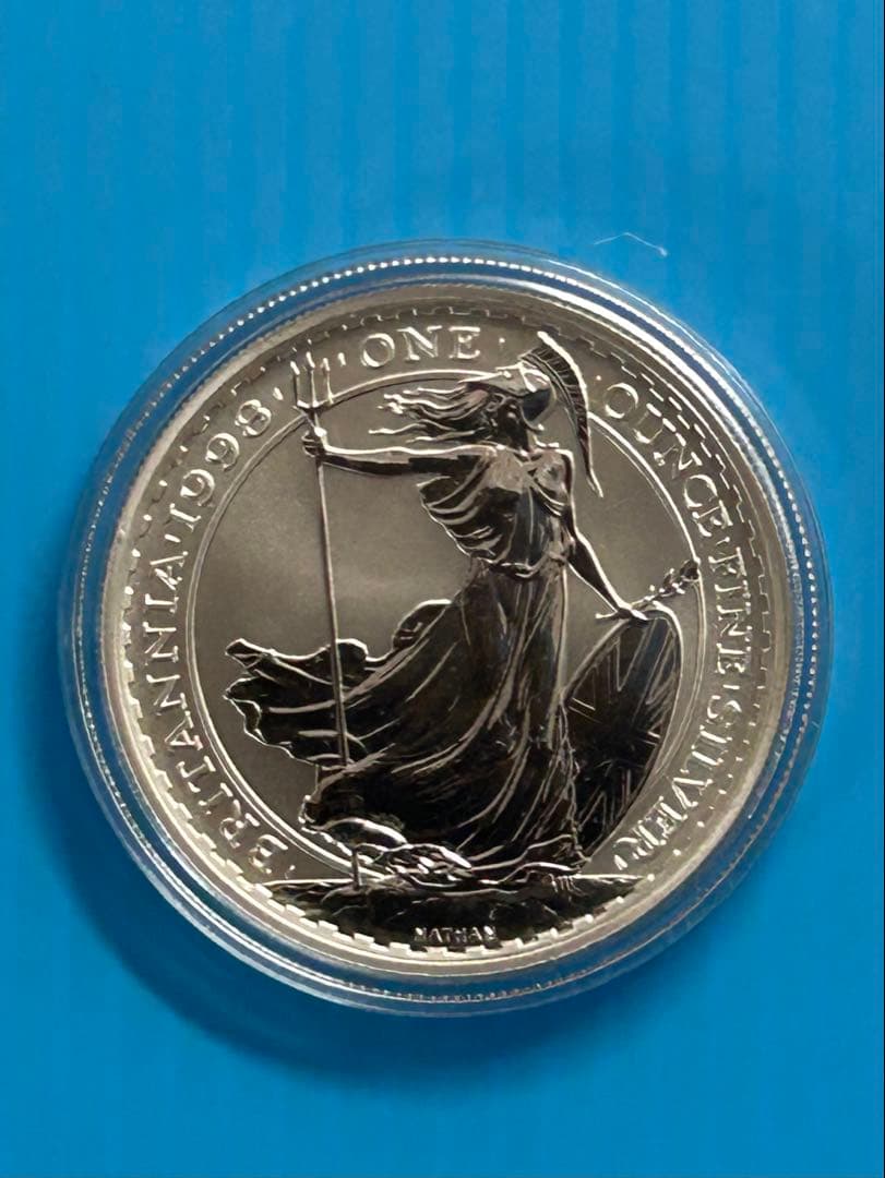 【希少】 1998年ブリタニア 2ポンド銀貨 The  Mint