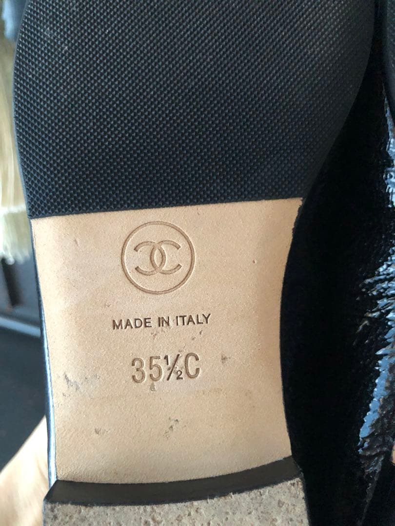 CHANEL バレエシューズ 黒/白