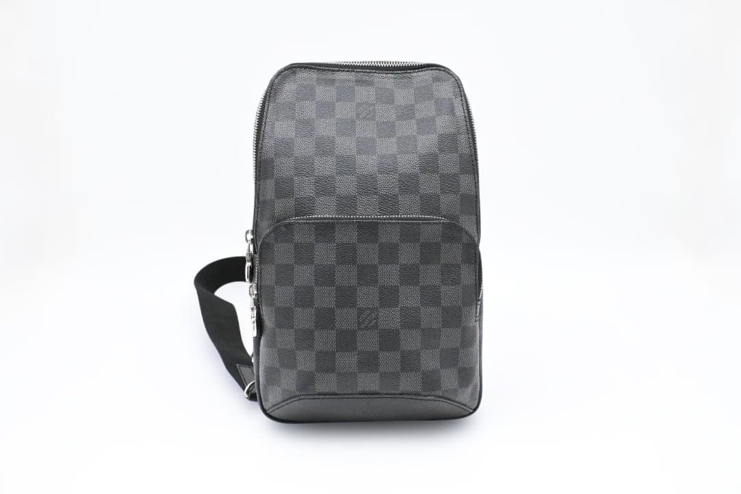 【超美品】ルイヴィトン ダミエ グラフィット アヴェニュー スリングバッグ