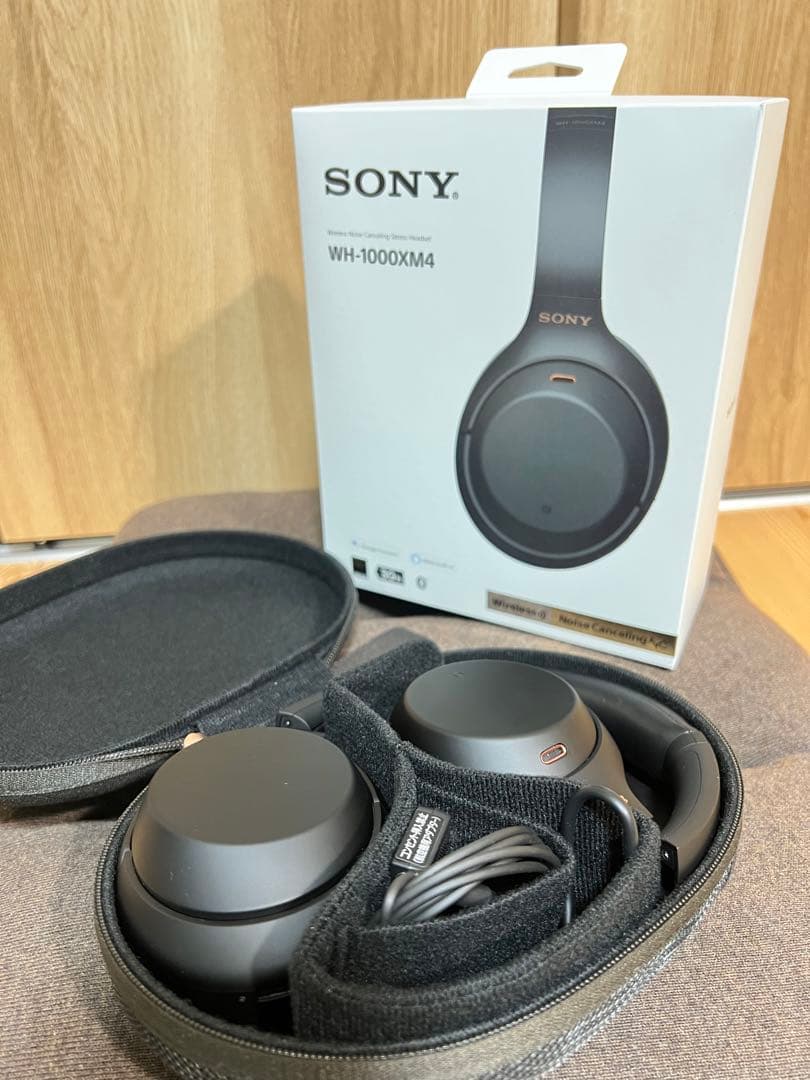 【美品】SONY WH-1000XM4 ワイヤレスヘッドホン ブラック