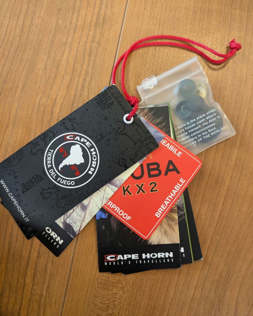 極美品　ケープホーン　CAPEHORN ダウンジャケット　ブラウン　44サイズ