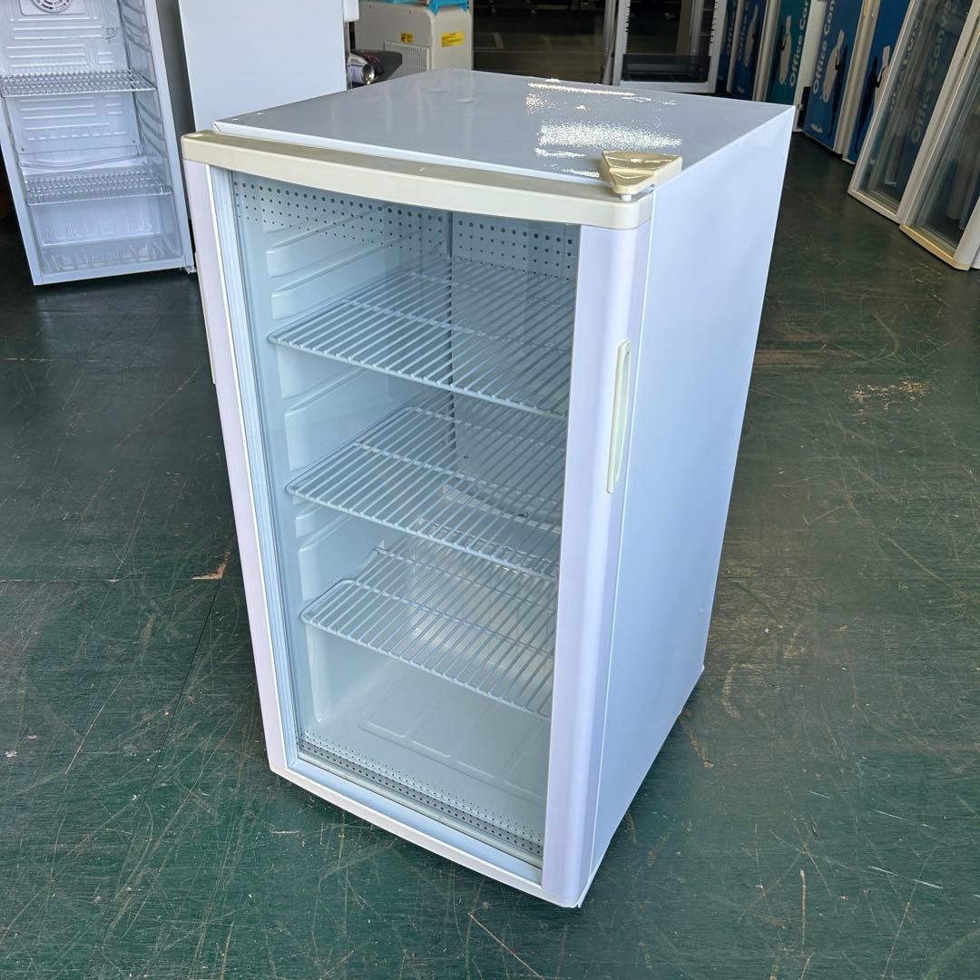 137業務用 冷蔵ショーケース オフィスコンビニ XW-105 左右開き 小型