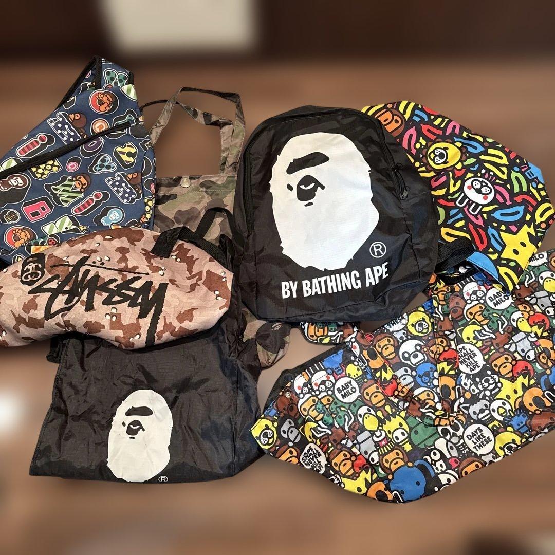 A BATHING APE 、BAPE KIDS ムック バッグ セット