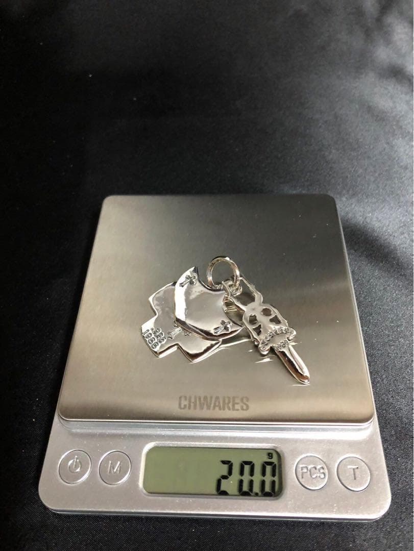 シルバー925 トリンケッツ　ペンダントトップ　ダガー　クロス　15 7916