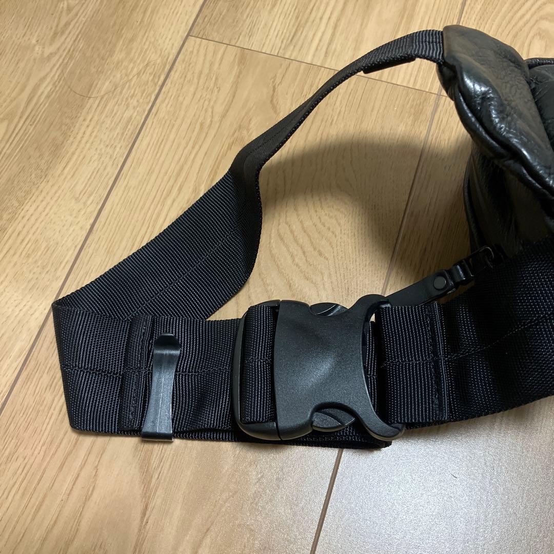 カワニシカバン　ラフ　本革　ボディバッグ　ウエストポーチ