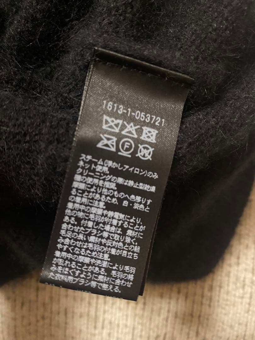 BEAUTY&YOUTH フォックスカシミヤブレンドクルーネックニット