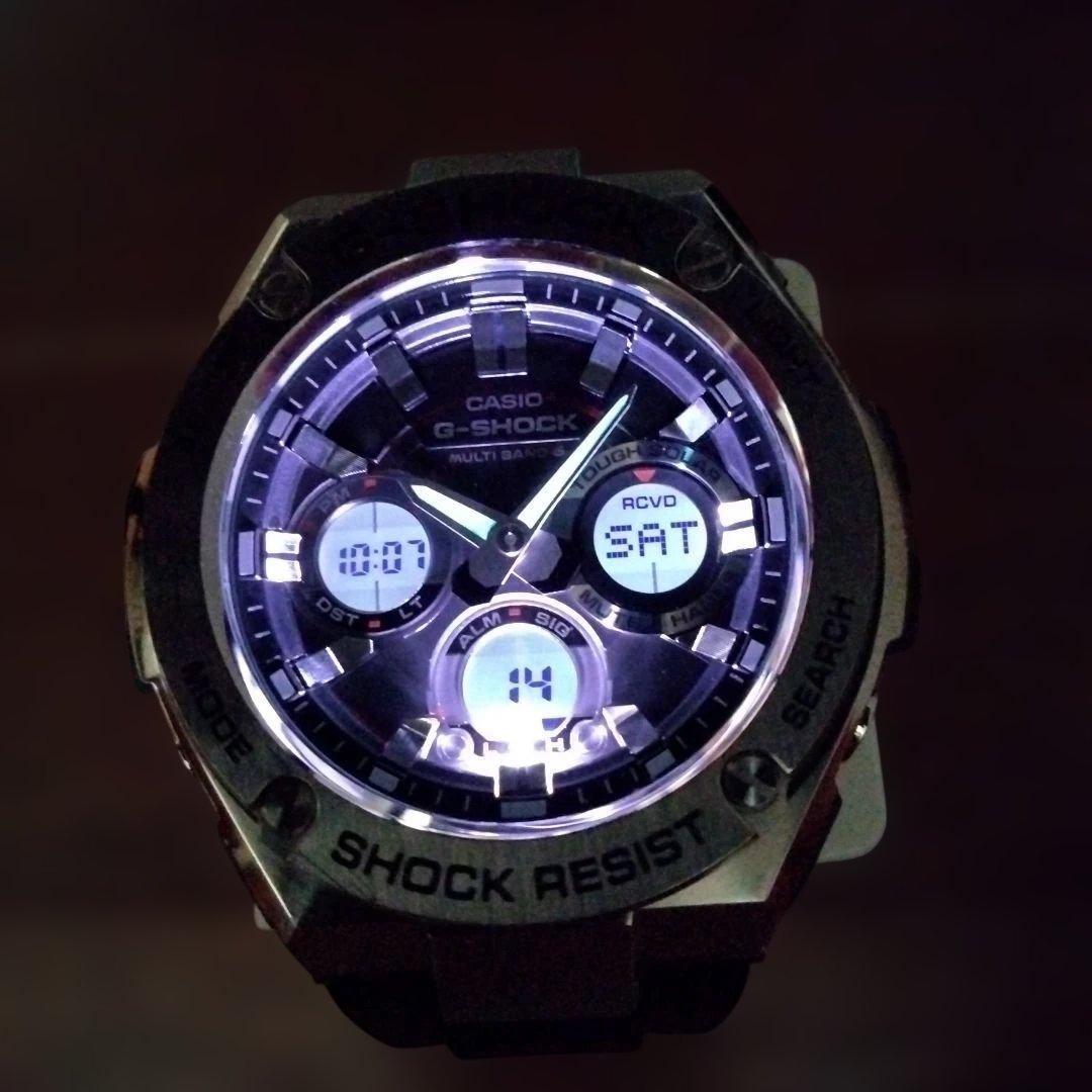 【美品】G-SHOCK GST-W110電波ソーラー　タフソーラー
