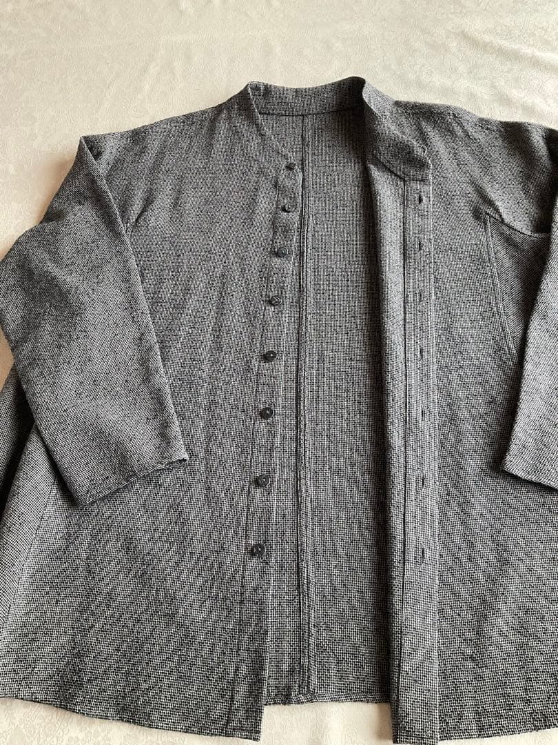 ヨーガンレール　ウールコットン平　ブラウス　未使用品　2023年