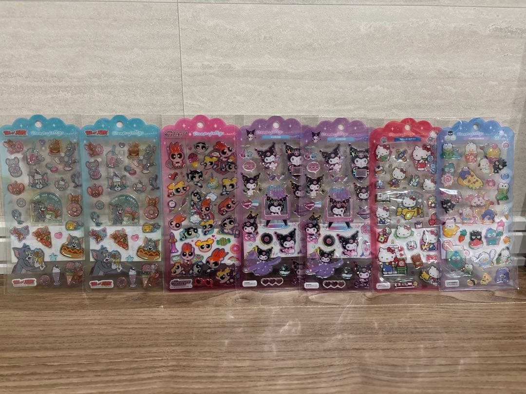 【正規品】ボンボンドロップシール　カプセルシールタイルシール他　52枚まとめ売り