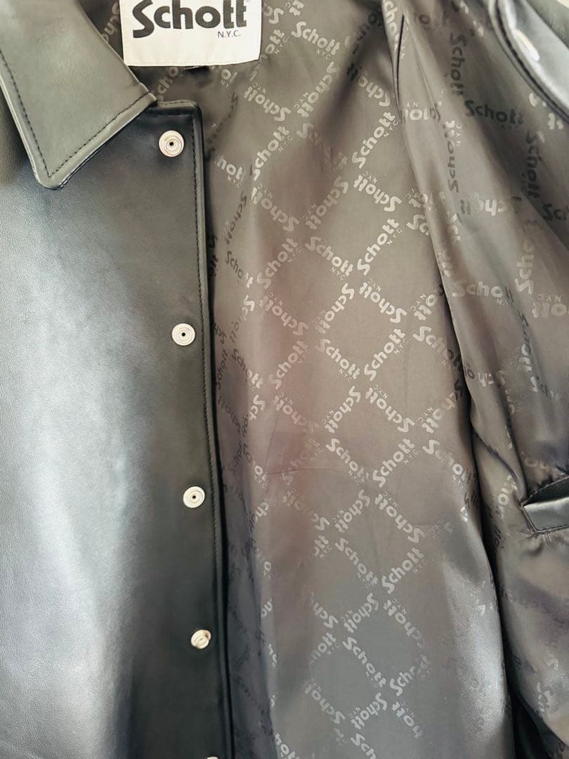 Schott ショット beauty&youth 別注レザー コーチ ジャケット