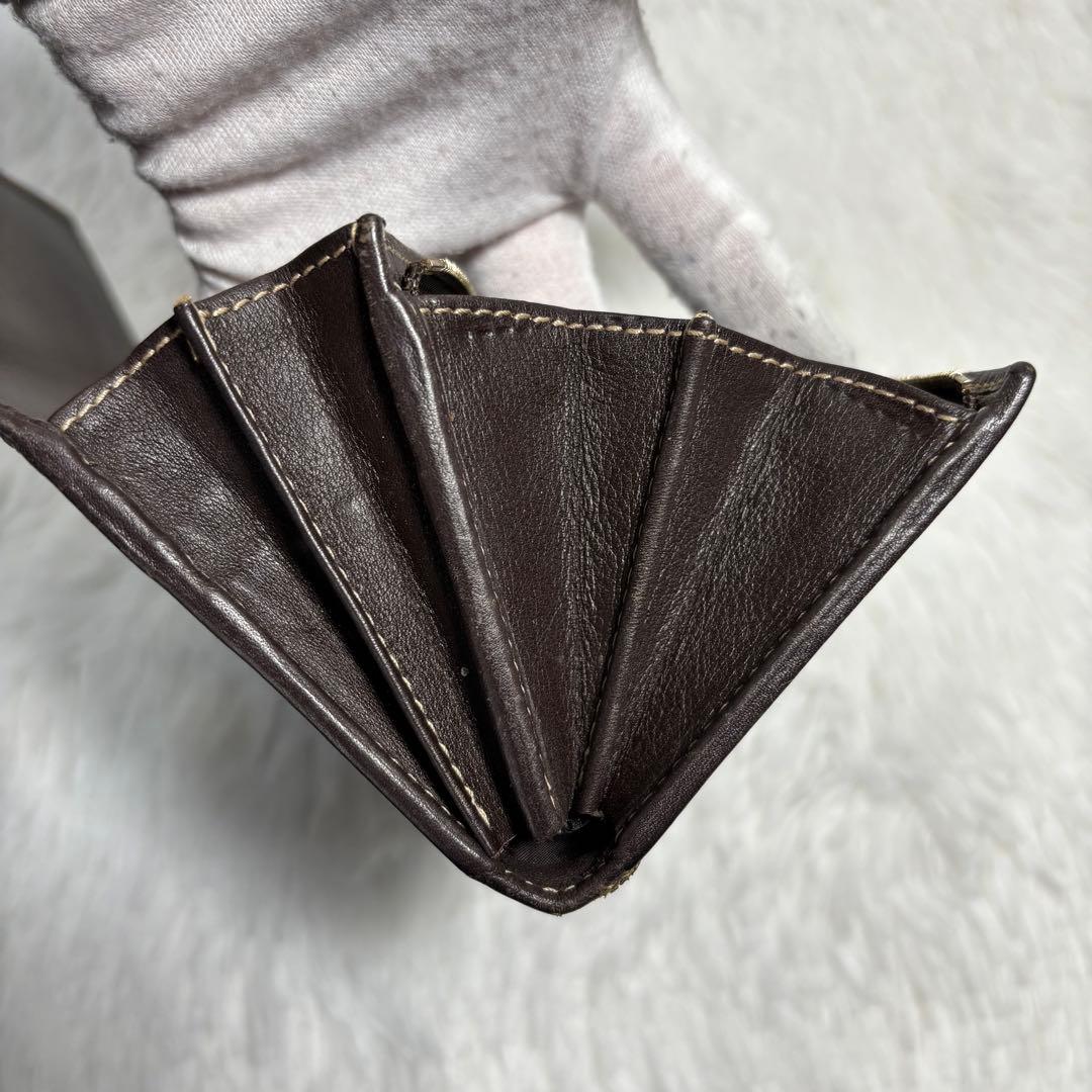 ✨美品✨ グッチ GGキャンバス インターロッキング ラブリーハート 長財布 茶