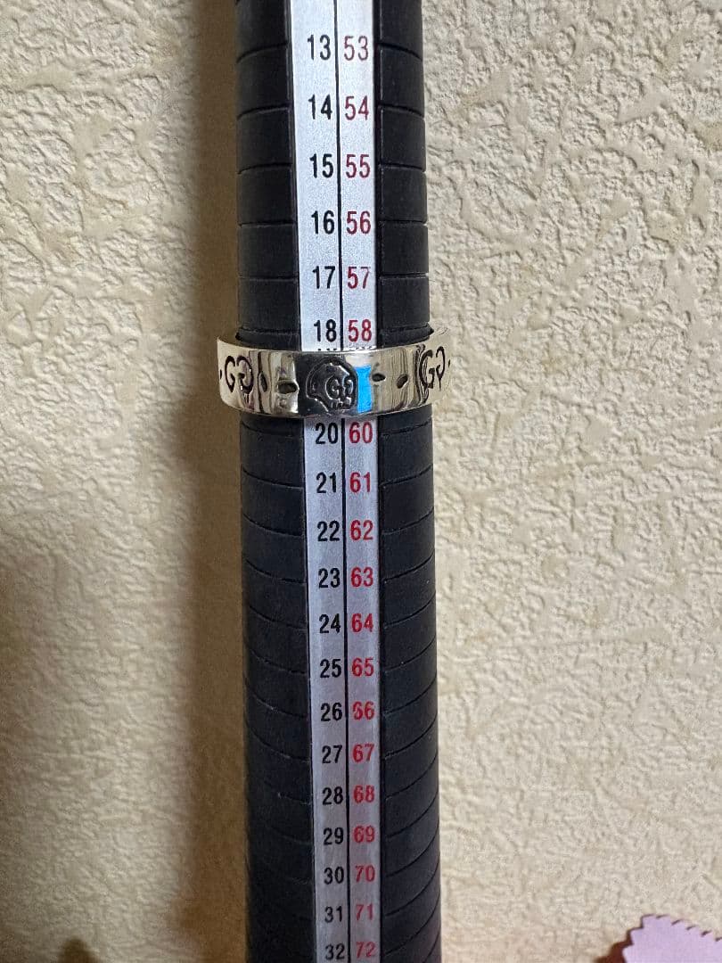 GUCCI　ブランデット インターロッキング 刻印サイズ:20号