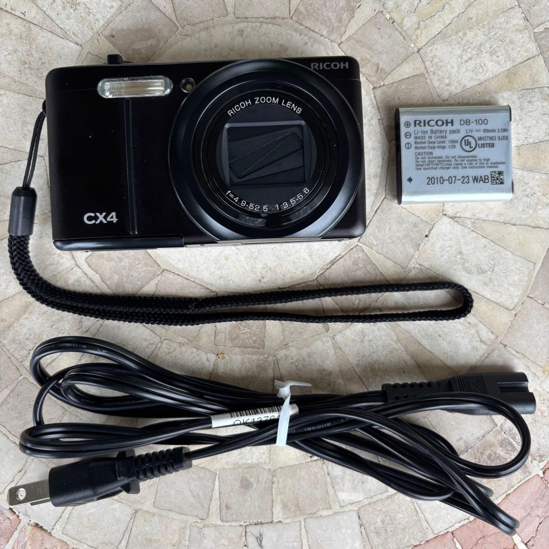 RICOH リコー CX4 コンパクトデジタルカメラ ブラック