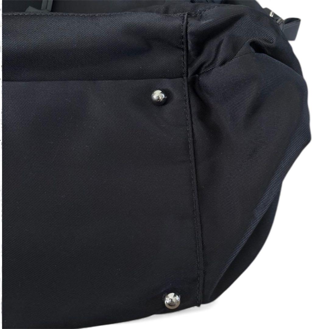 agnes.b VOYAGE 2wayボストンバッグ ナイロン 南京錠 黒