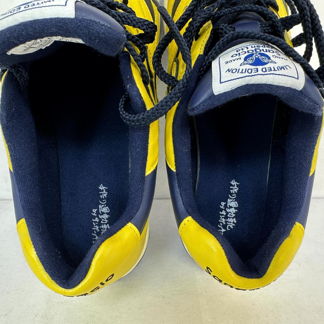 【美品】SANGACIO be YELLOW x NAVY 27.5cm
