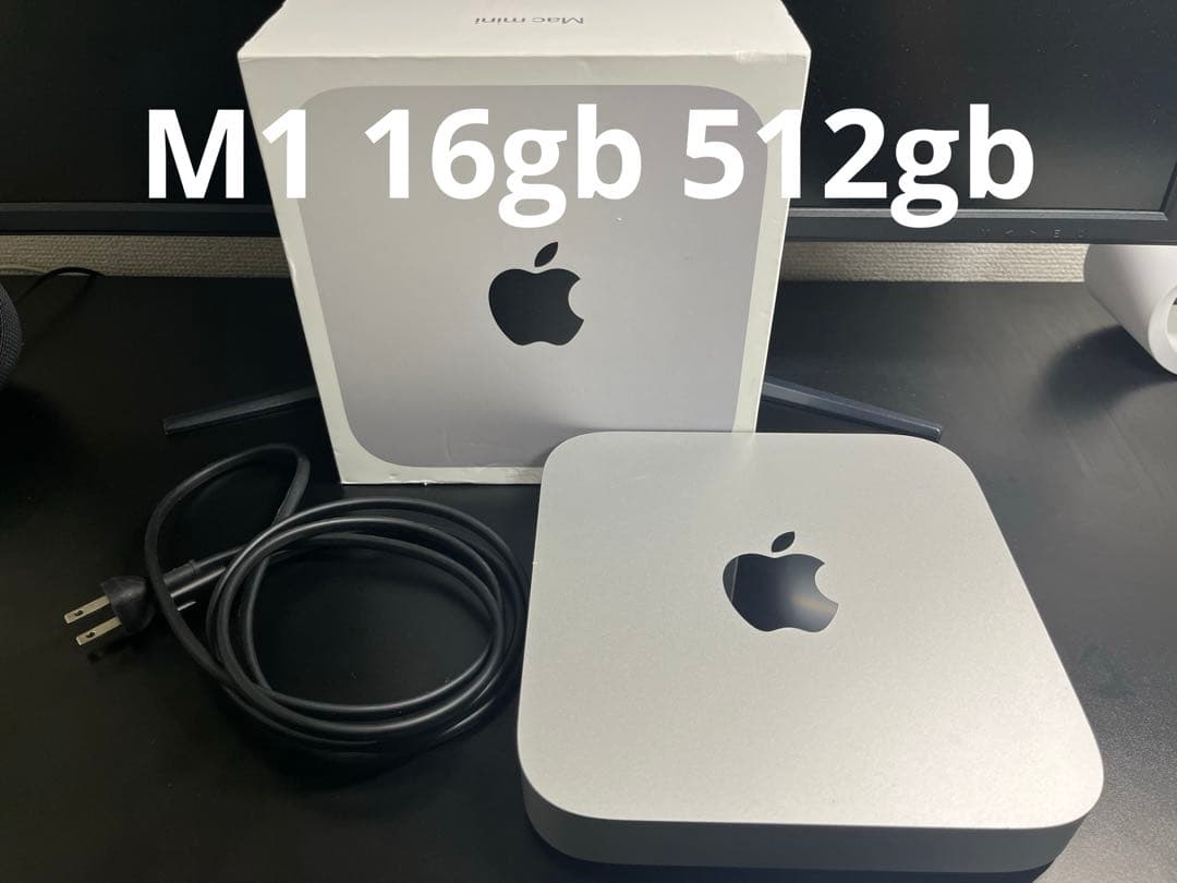 Macデスクトップ Mac mini 2020 M1 16gb 512gb