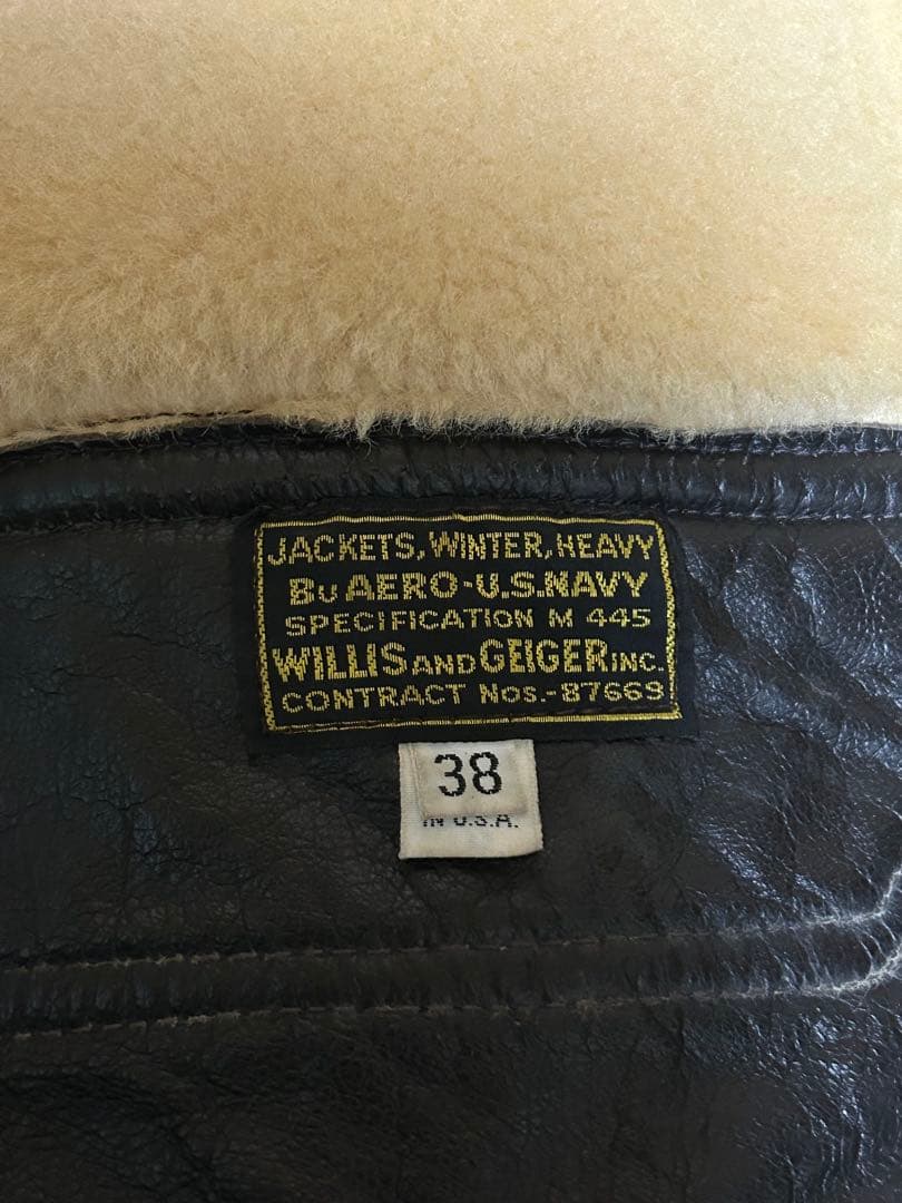 D*K様 M-445　フライトジャケット　WILLIS＆