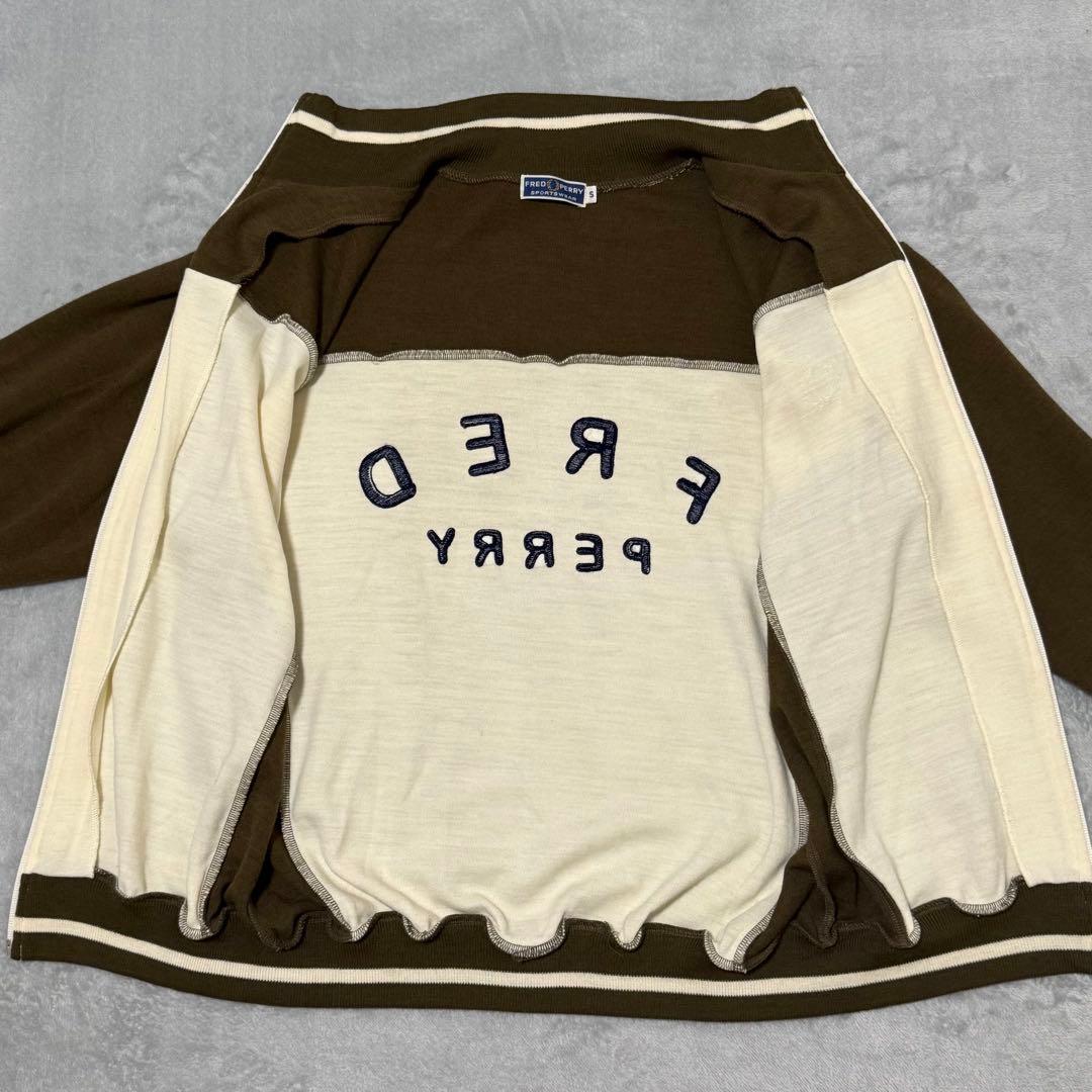 【FRED PERRY】希少70s 80s トラックジャケット　背面ロゴ　月桂樹