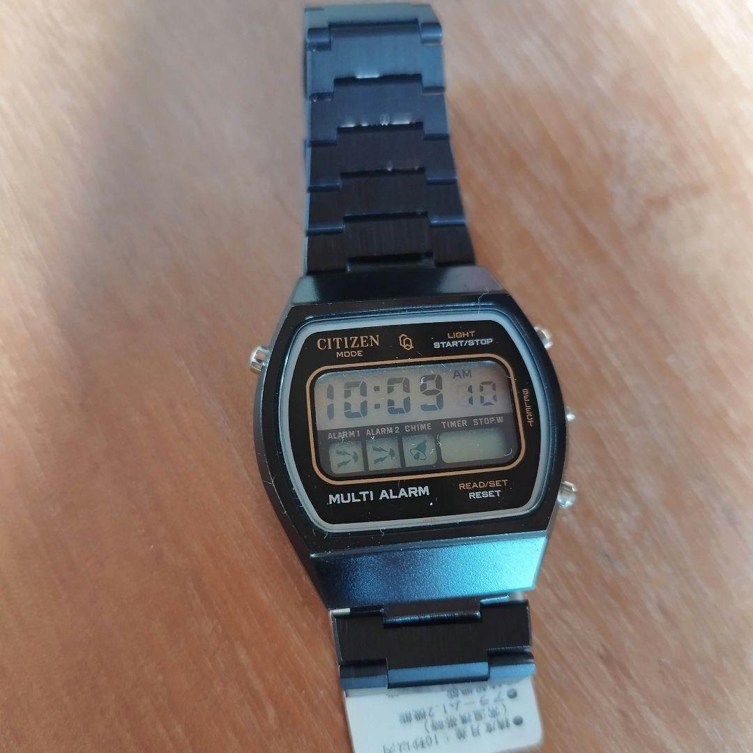 【奇跡のデッドストック】シチズン マルチアラーム4 当時タグ付 未使用　ライト◯