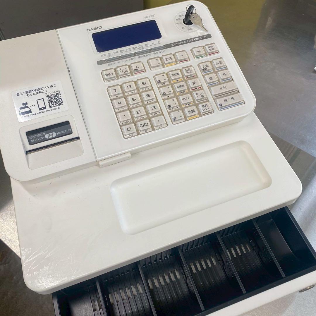 CASIO SR-5200 レジスター ホワイト
