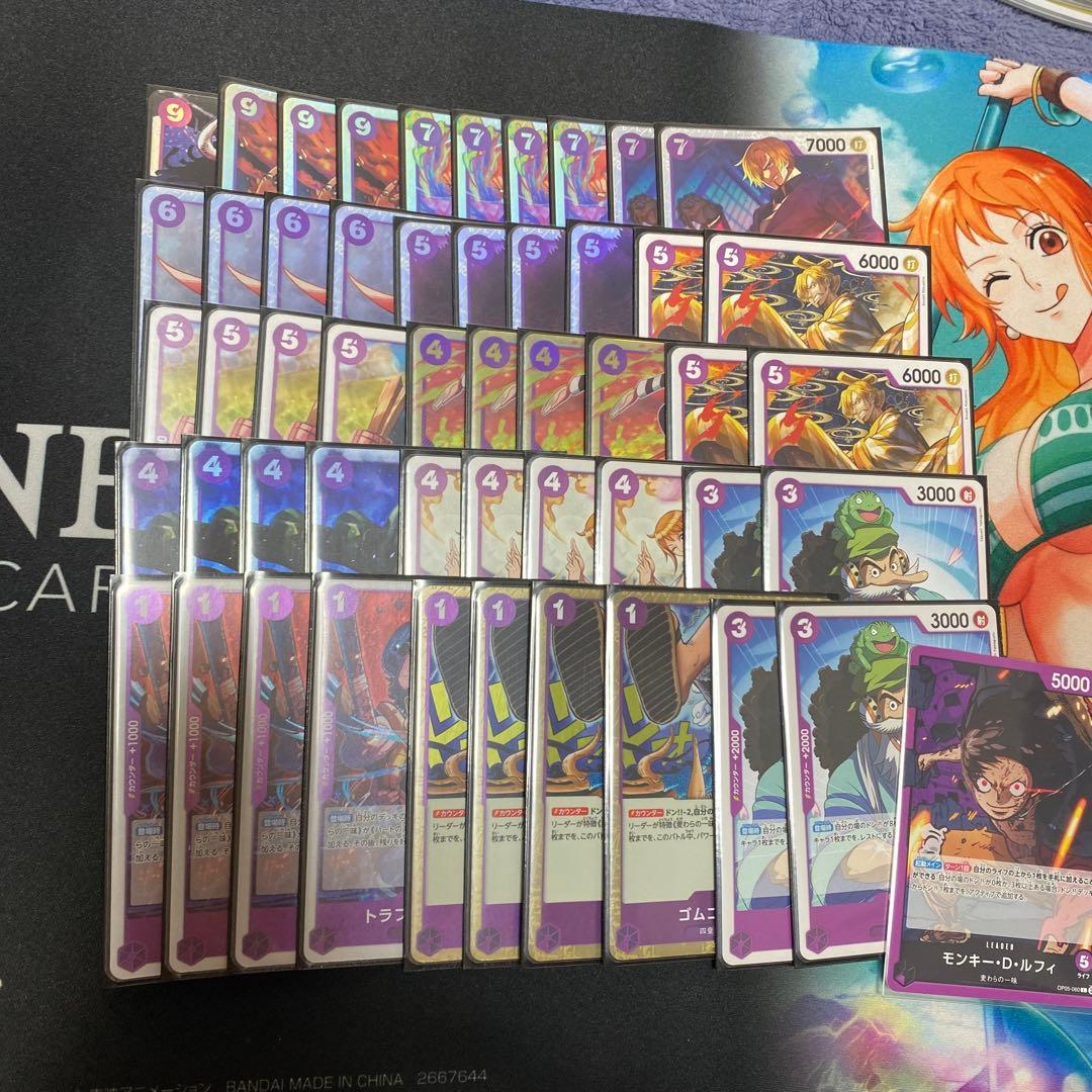 ワンピースカード デッキ まとめ売り 引退品 スリーブ付き