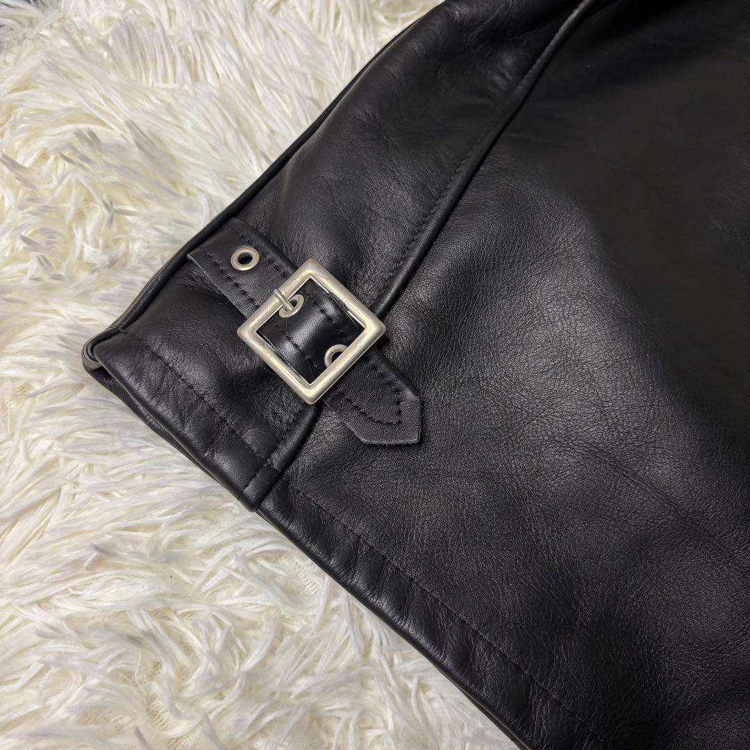 美品✨Schott USA製 シングルライダース フルボア 硬革 38