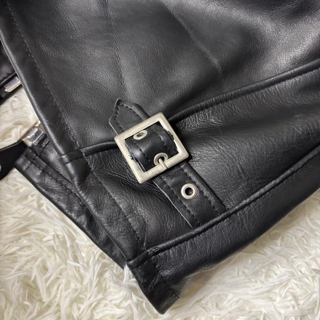 美品✨Schott USA製 シングルライダース フルボア 硬革 38