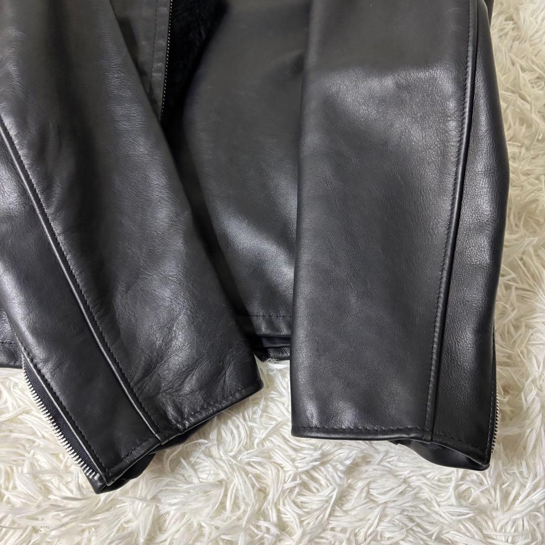 美品✨Schott USA製 シングルライダース フルボア 硬革 38