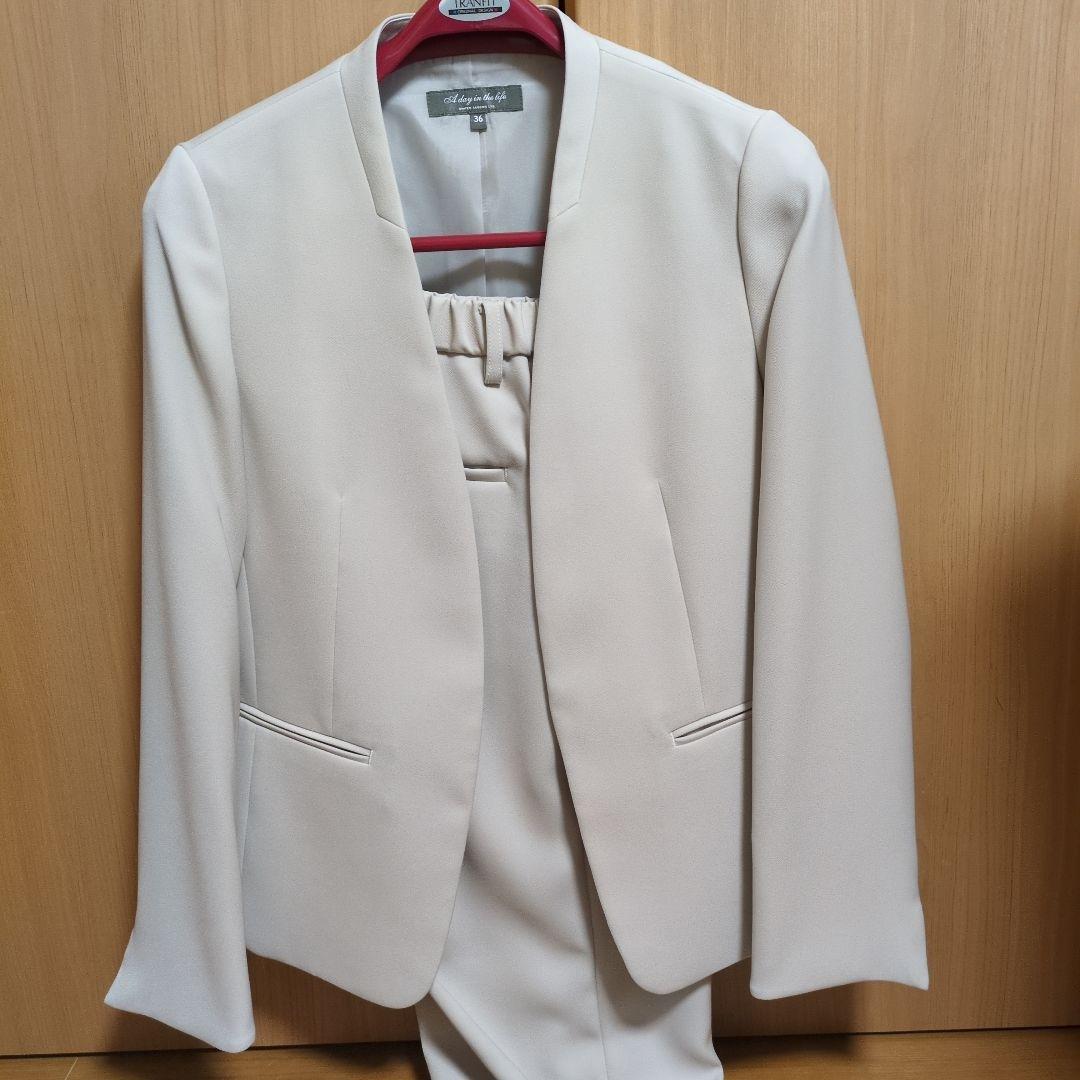 UNITEDARROWS ノーカラージャケットとパンツ セット　洗濯可能