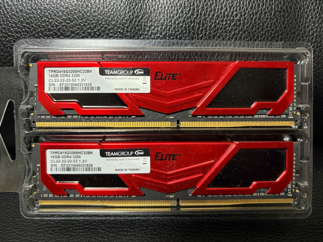 TEAMGROUP ELITE DDR4 32GB 16GB✖︎2