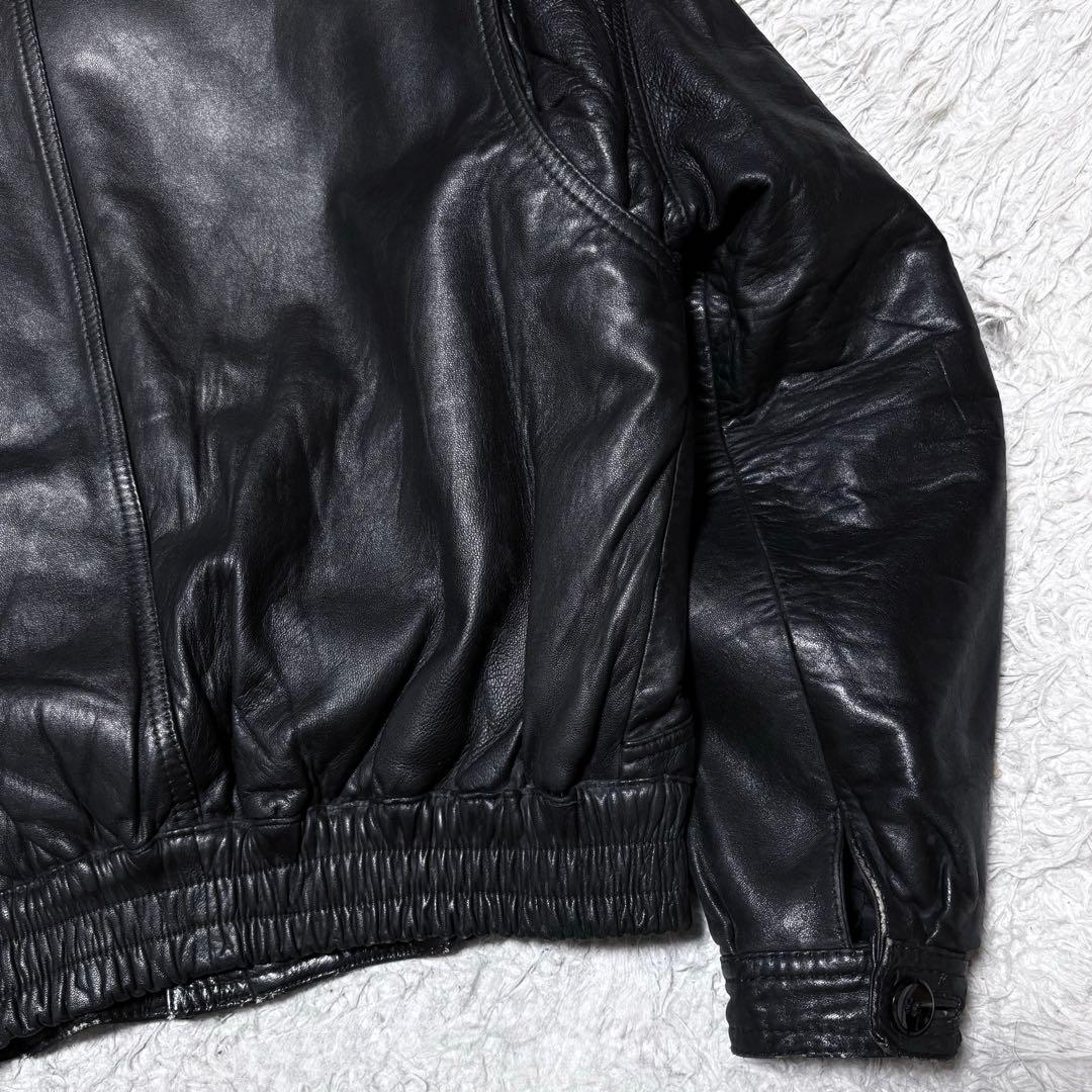 ジャケット・アウター 00s vintage g1 flight jacket black y2k