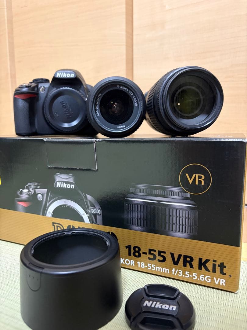 【週末sale】Nikon D3100 ダブルズームキット★VRレンズ2本付★