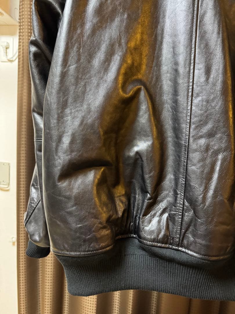 FTC LEATHER A-2 FLIGHT JACKET XLサイズ