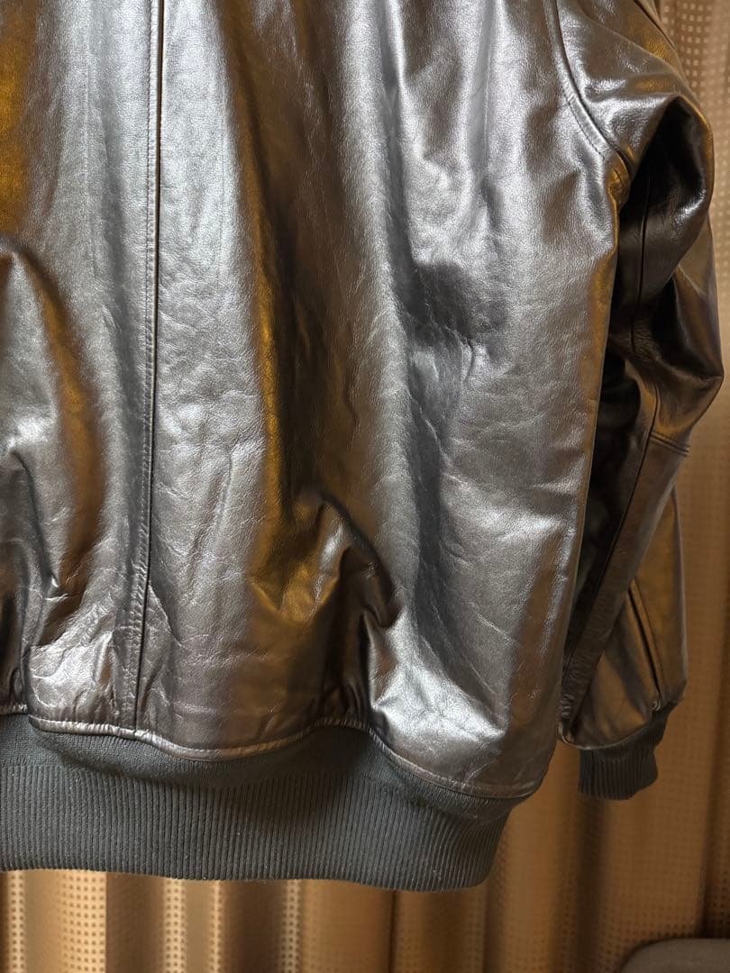 FTC LEATHER A-2 FLIGHT JACKET XLサイズ