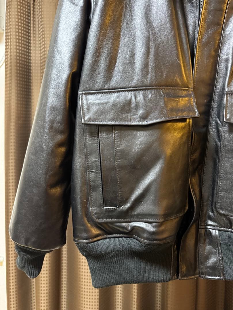 FTC LEATHER A-2 FLIGHT JACKET XLサイズ