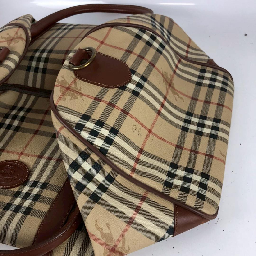 BURBERRY バーバリー ノバチェック ボストンバッグ レディースブランド