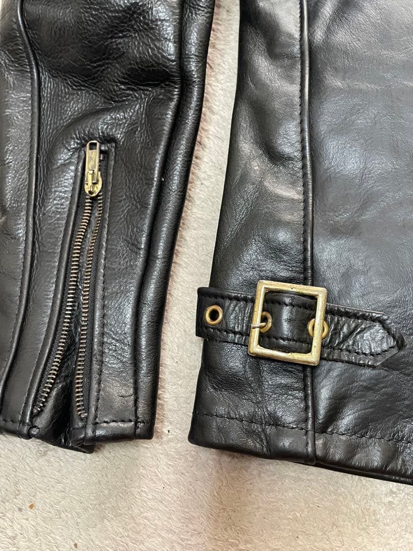 【週末セール】美品 Schott .N.Y.C ショット シングル ライダース