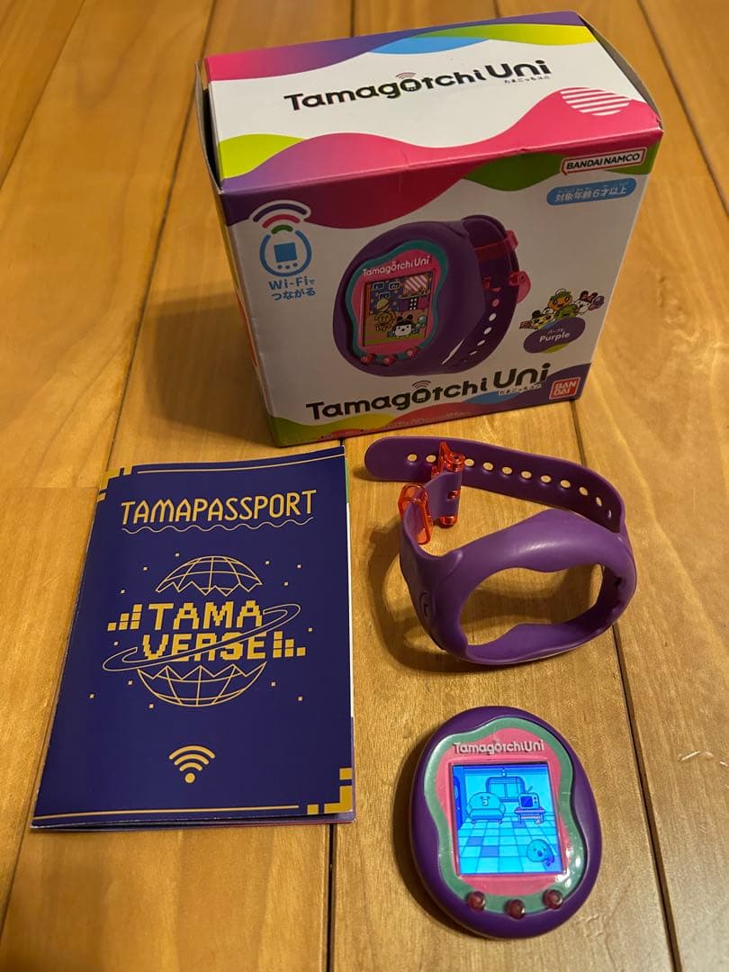 ま*も様 Tamagotchi Uni たまごっち ユニ タマゴッチ 紫 パープ