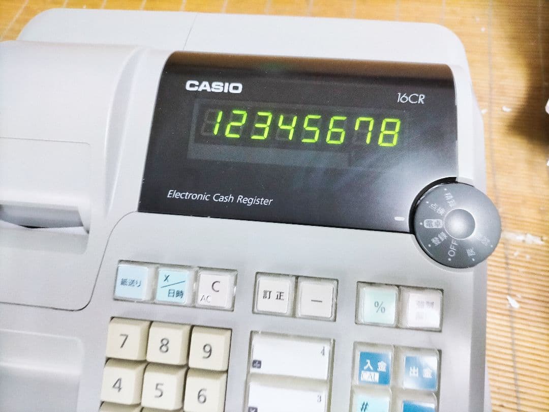 カシオレジスター　16CR　簡単便利特殊　送料込　811444