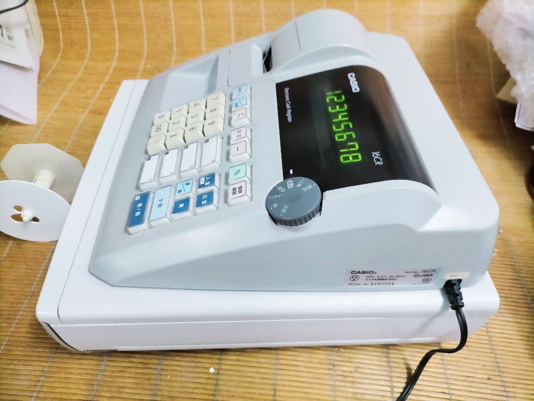 カシオレジスター　16CR　簡単便利特殊　送料込　811444
