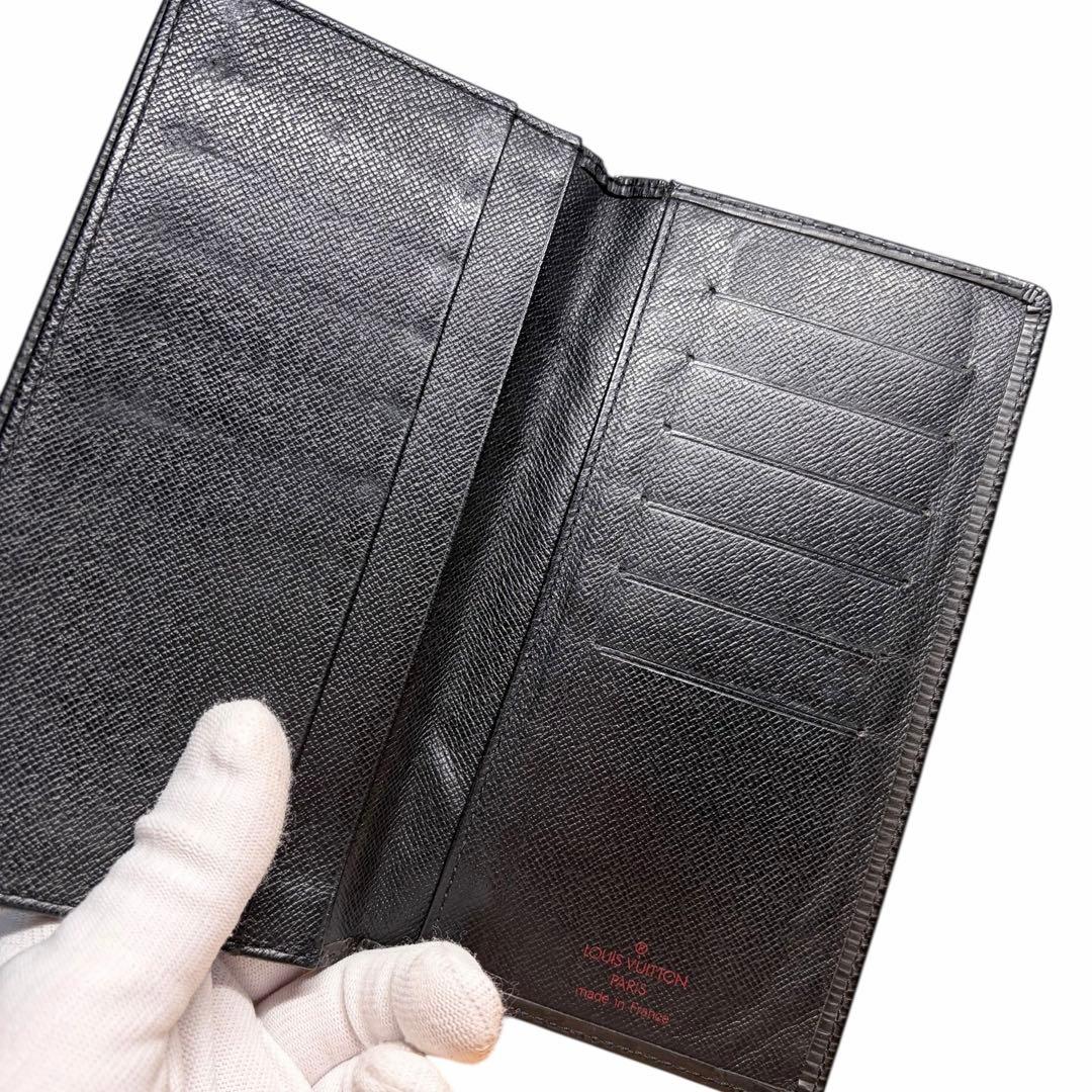 ルイヴィトン 札入れ 長財布 エピ ポルトカルト クレディ 黒色 M63212