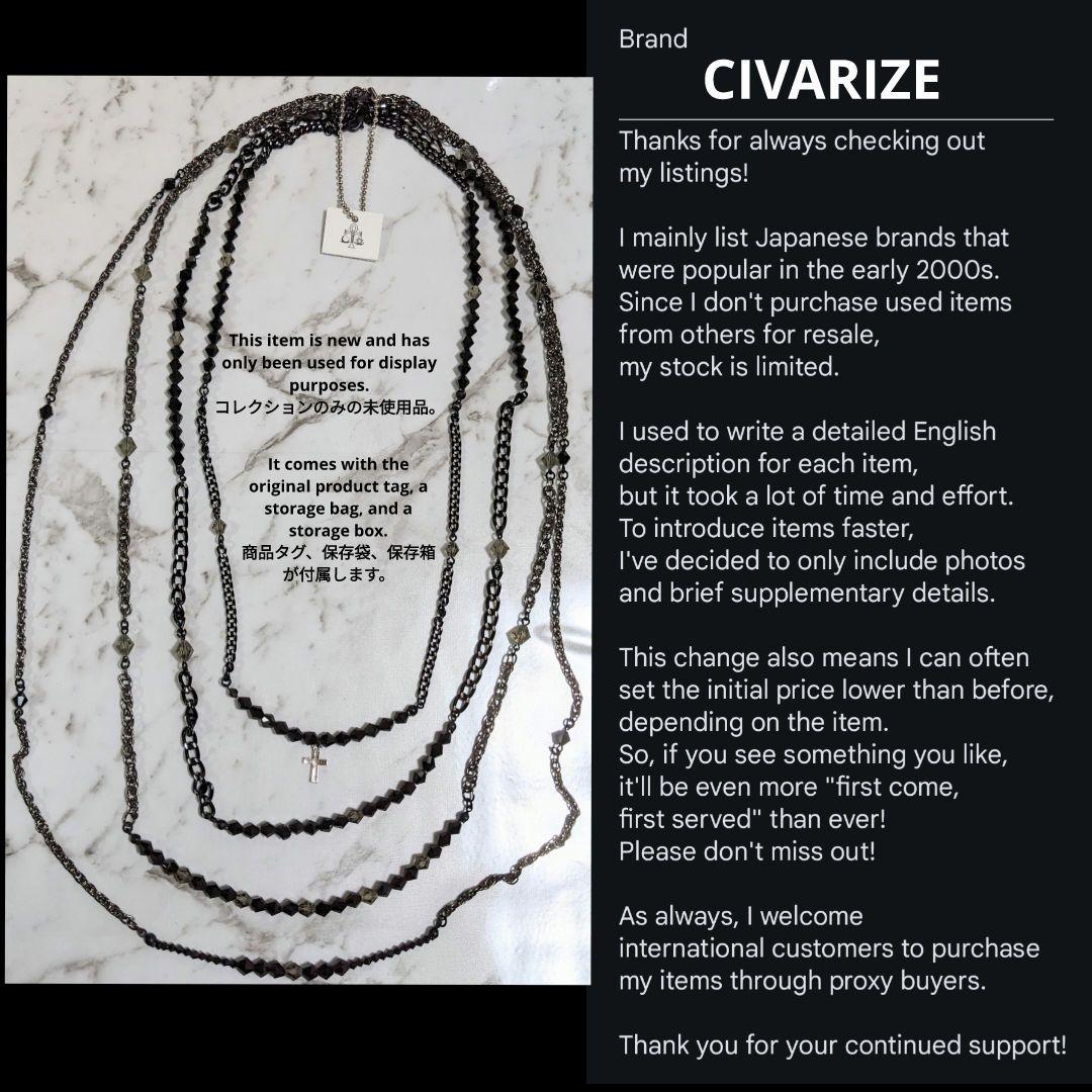 アクセサリー Japanese label brand CIVARIZE 4 necklace