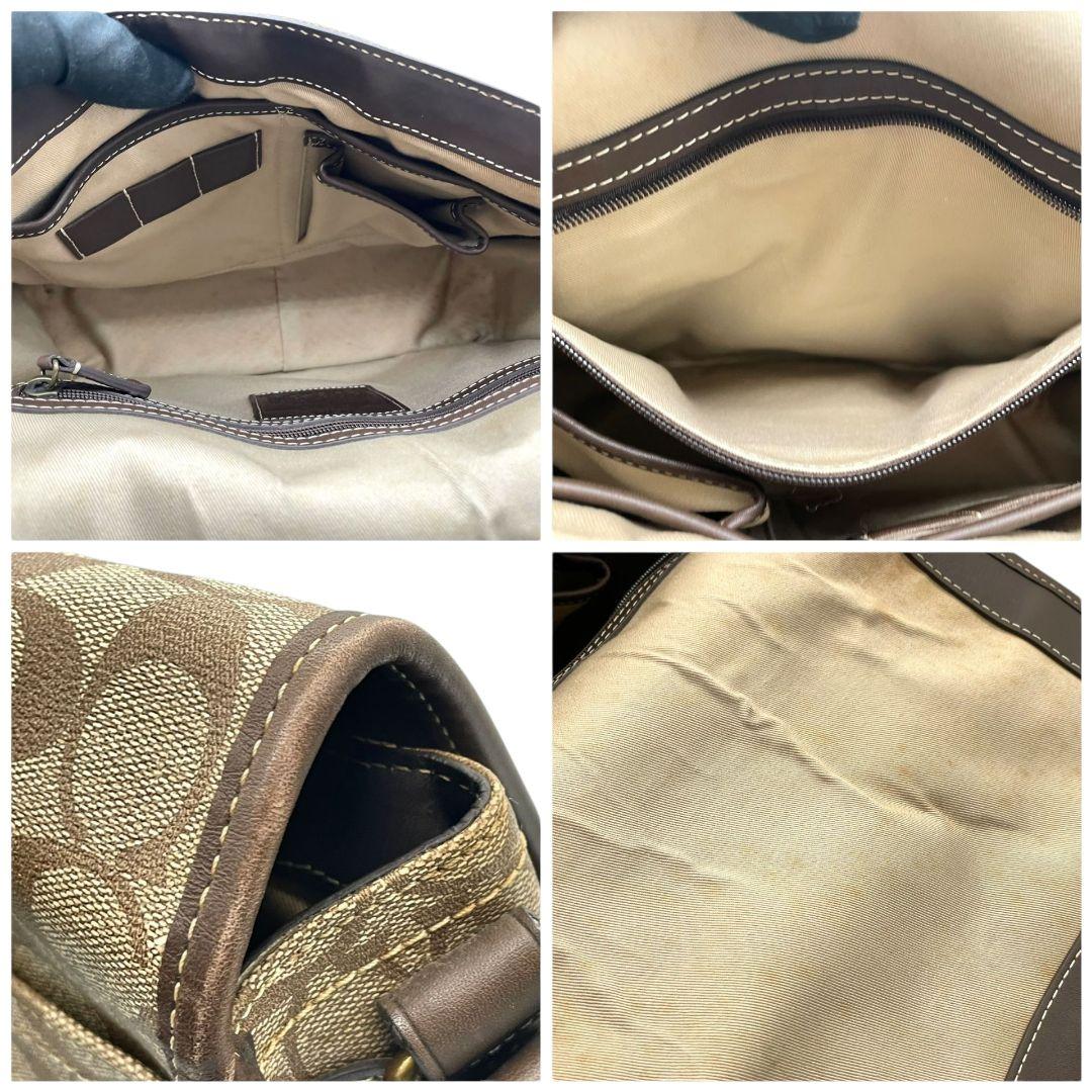 コーチ　ショルダーバッグ　シグネチャー　COACH　メッセンジャーバッグ　u2