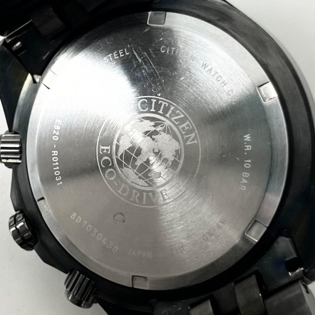 【稼働】 CITIZEN E820-R011031 Eco-Drive 腕時計